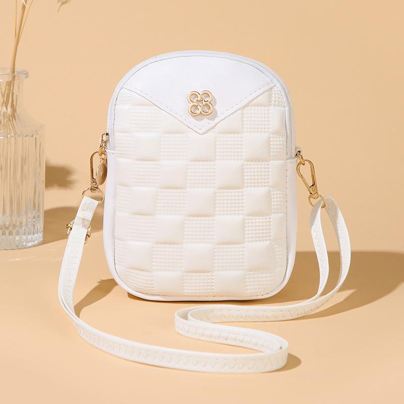 

Women s bag new popular fashion bag spring women s shoulder oblique span mobile phone bag one piece белый