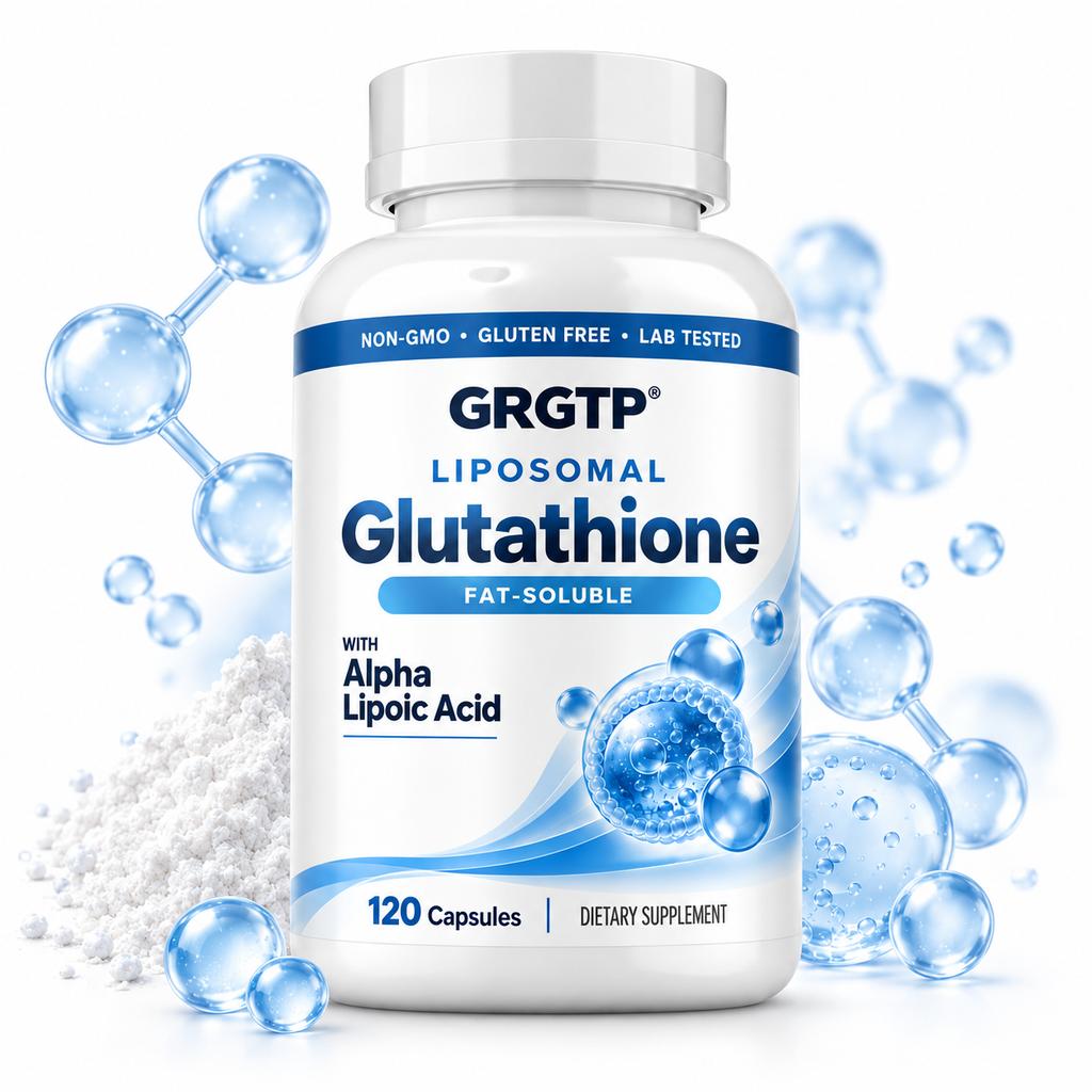 Liposomal Glutathione Capsules, Dietary Supplement, Liposomal Nutrient Delivery Capsules, for Adults