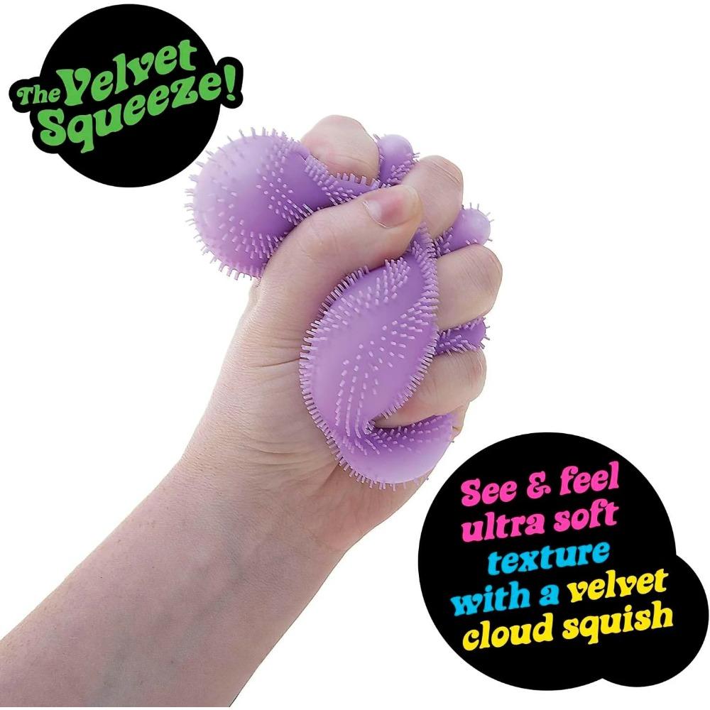 Nee Doh Wonder Waves Fuzz Ball Squishy Toy Soft Textured Squeeze Ball For Anxiety Relief Sensory Fidget Toy