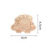 Dinosaur Wood Hook Wall Hanging Cute Children's Room Decoration Hook Bathroom Clothes Key Storage Rack Kitchen Home Accessories