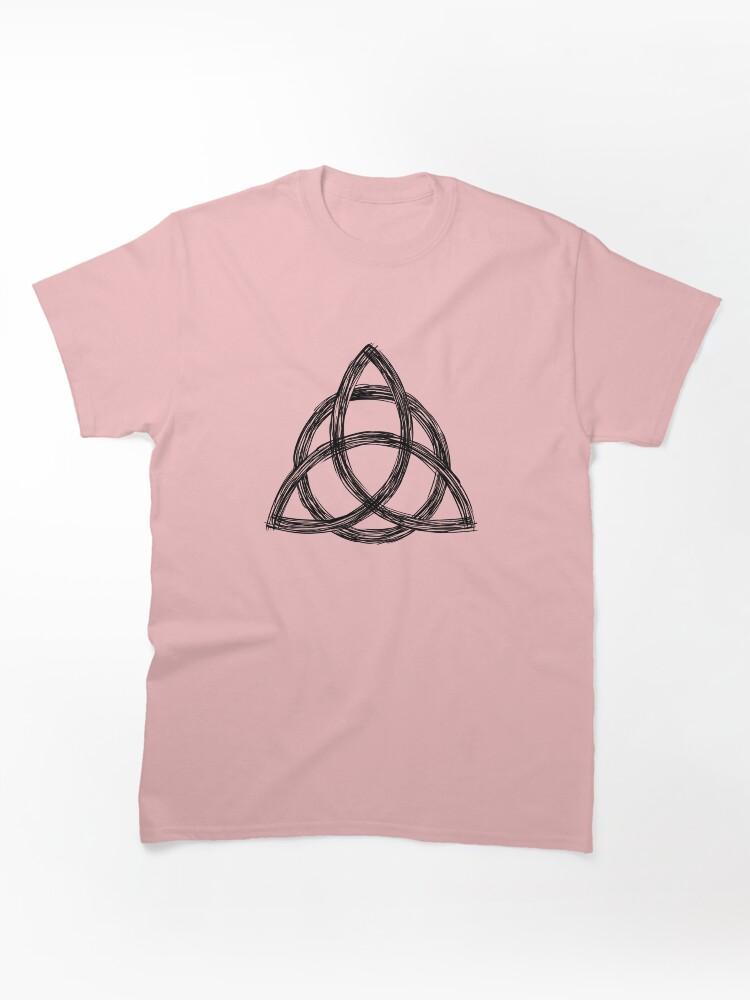 Charmed Charmed Sign / Triquetra / Witches Knot / Witch Symbol / Drawing for Spiritual Women Classic T-Shirt