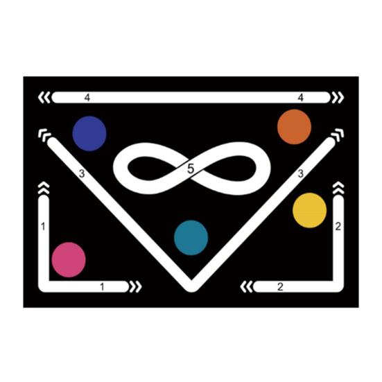 Basketball Footwork Training Mat Non-Slip Low Noise Basketball Training System Mat Agility Footstep Training Mat for Dribbling Training At Home