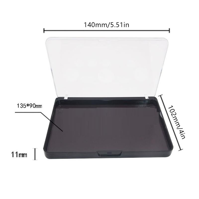 Lidschatten-Palette Leer Magnetische Aufbewahrungsbox für Lidschatten Lidschatten-Schale Behälter Lidschatten-Pfännchen Mehrzweck-Werkzeug