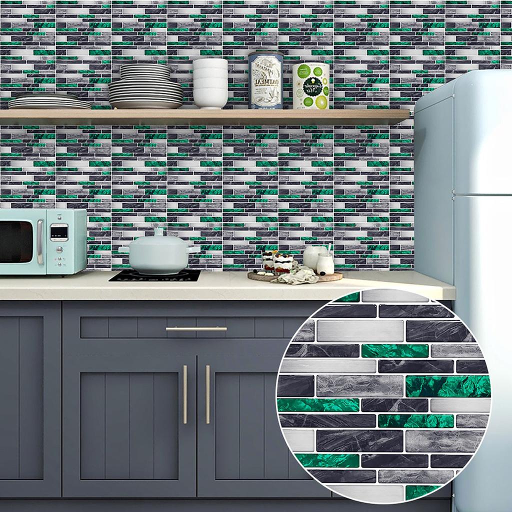 Tile Peel And Paste Removable Kitchen Wallpaper Color Pattern Decorative Wallpap