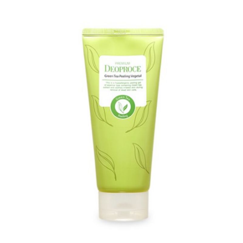 DEOPROCE Premium Green Tea Peeling Vegetal Gel 170g – Gentle Exfoliating Peeling Gel for Smooth & Radiant Skin