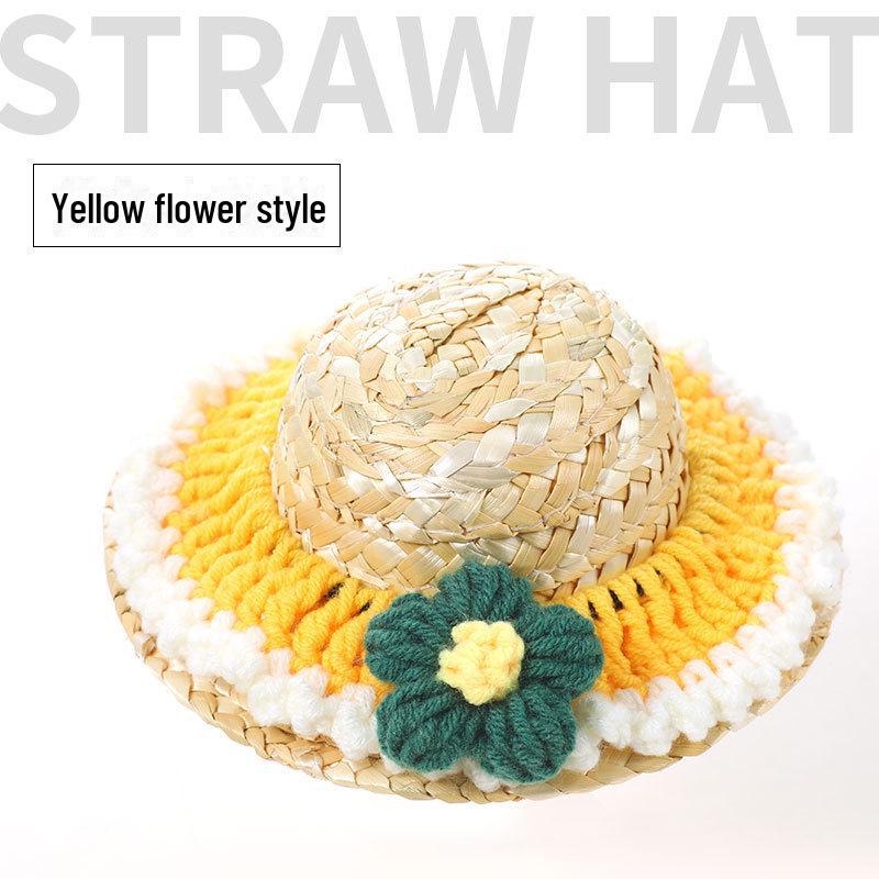 

Соломенная шляпа ручной работы для робота Weilai Car Nomi – украшение интерьера для ES6/ES8 Straw Hat