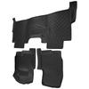 3x Fußmatten-Set für Ford F-250/F-350/F-450/F-550 2017-2024 Gummi TPE