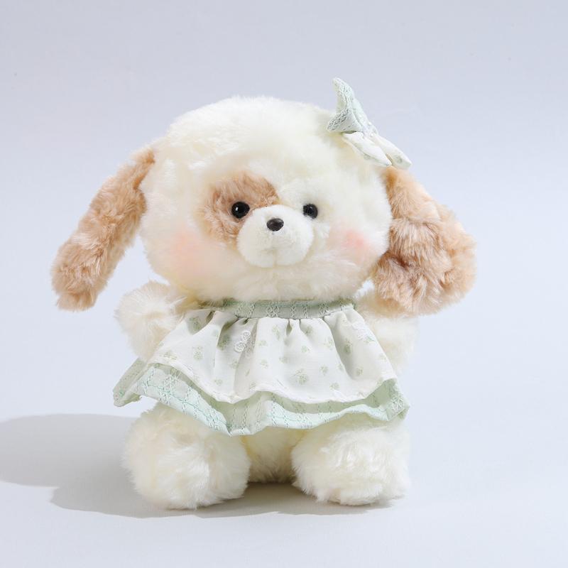 Kawaii Dress Animal Plush Toys Set Stuffed Bear Rabbit Sheep Cat Dog Dolls Soft Room Decor Gifts For Girls Xmas Birthday
