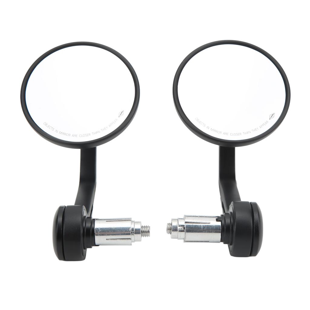 2 Stück 22mm0.87in Motorrad Rückspiegel Seitenspiegel 360 Grad Drehbar Lenkerspiegel Universal für