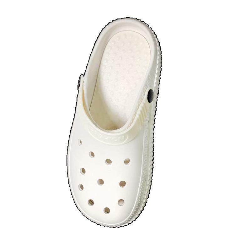 Fashion 2025 Summer Women's Closed Toe Sandals Platform Slip on Hollow Concise Comfortable Sandals Outdoor Casual Light Beach Slippers