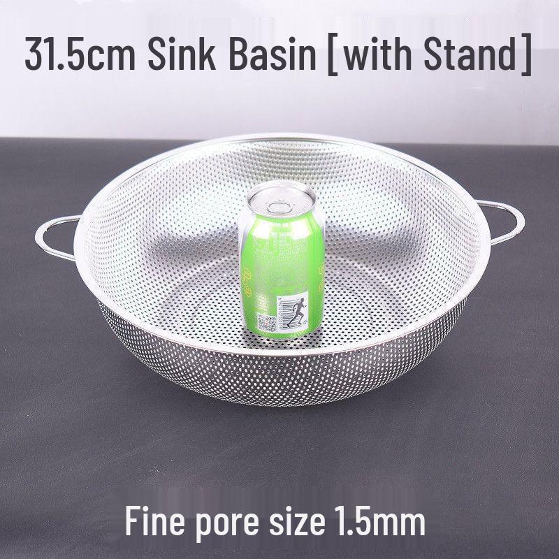 Stainless Steel Sink Drain & Vegetable Washing Basket