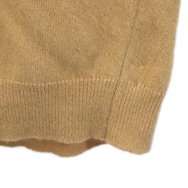 CELINE Made in Scotland 100% cashmere Long sleeve knit cardigan beige Women Used