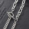 Surgical Steel Unbalanced Chain Necklace Dsmn-012