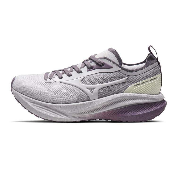 Mizuno Y2K Retro Unisex Low Top Gray Purple Running Shoes Lightweight Shock Absorbing Slip Resistant Wear Resistant Supportive D1GH241702 36.5