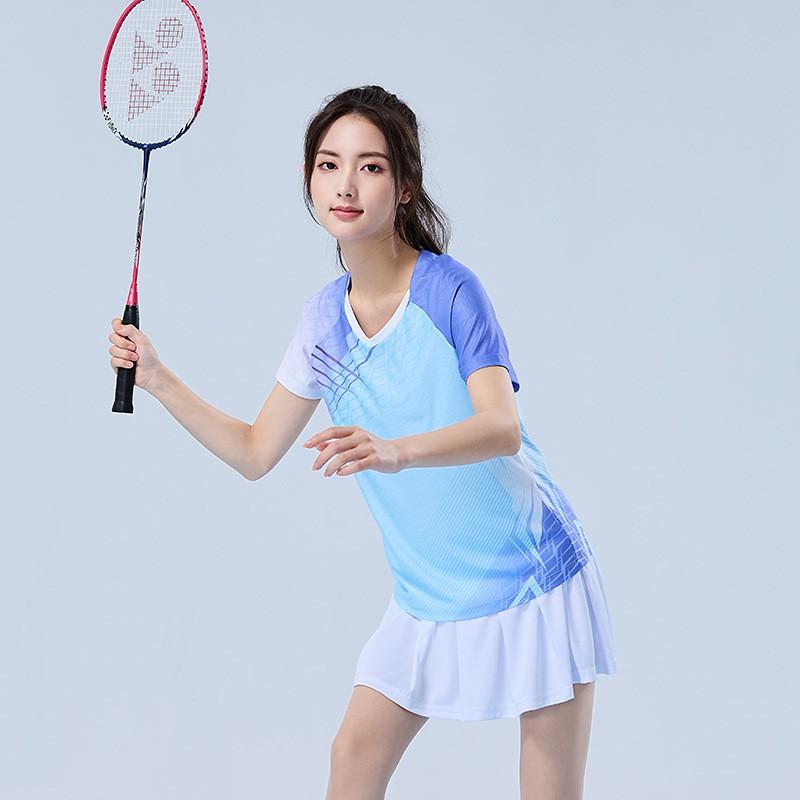 Women Men Badminton Shirts Shorts Set Quick Dry Breathable Team Sportswear Training Competition