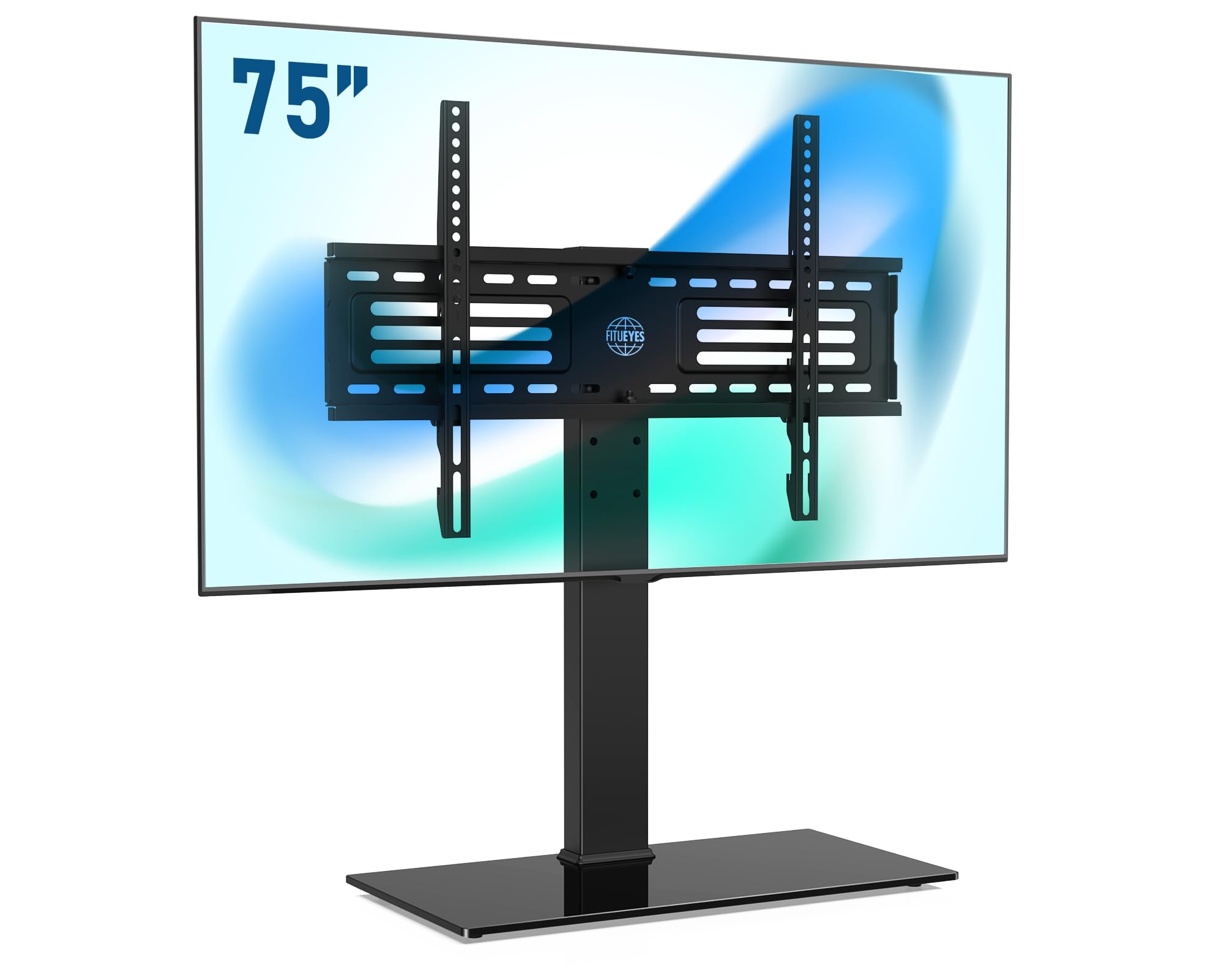

FITUEYES TV compatible with TV TV for large height TT103704GB stand, 40-75 inches, wall-mounted stand, stand, TVs, adjustable,