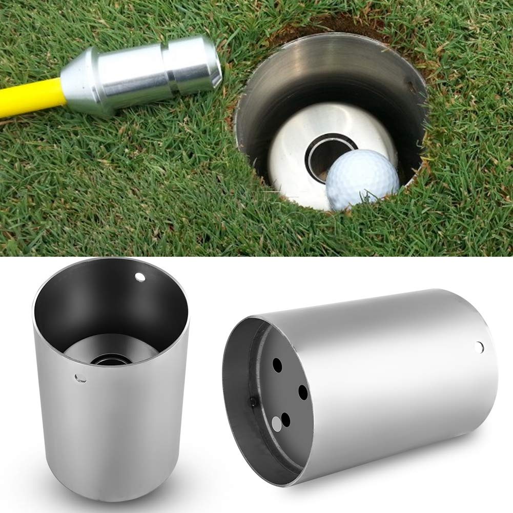 VGEBY1 Buca Verde da Golf Acciaio Inossidabile Ruggine Può Essere Usata Tazza Regalo Pratica Golf, Tazza, Acciaio, Durevole, Prova, Esterno/Interno/Cortile, Attrezzatura, Accessorio,