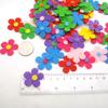 100 piezas Kit de Manualidades de Flores de Fieltro DIY de 28 mm para Niños Proyecto de Artes y Manualidades de Jarrón de Flores Divertido DIY