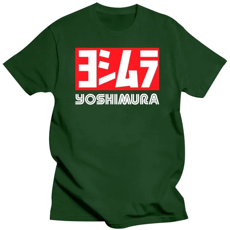2024 Men Yoshimura Tee Shirt Classic Japanese Motorcycle Exhaust T-shirt Fashion Funny T-shirt Men Cotton Brand Teeshirt