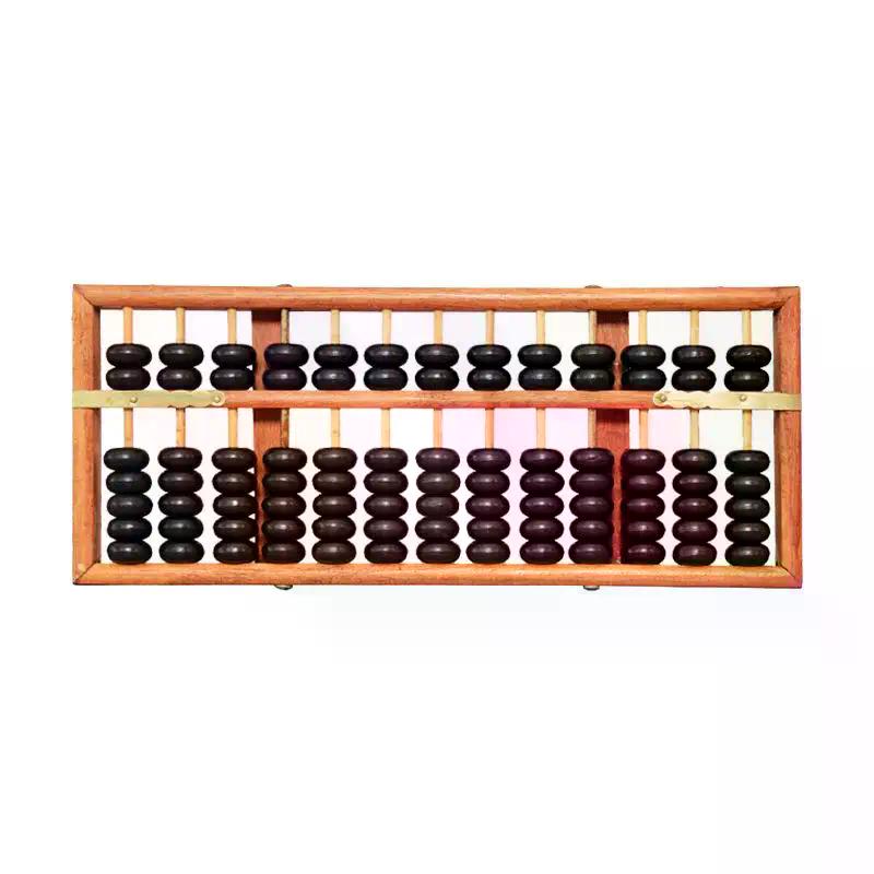 1Pcs Soroban Calculating Counting Tools Portable Chinese 13 Digits Column Abacus For Students Teachers Accountants Office Clerks