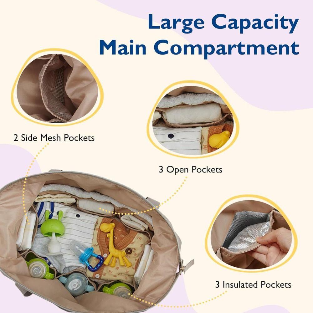 Multifunctional Baby Stroller Organizer Large Capacity Breastfeeding Bag  Baby Care