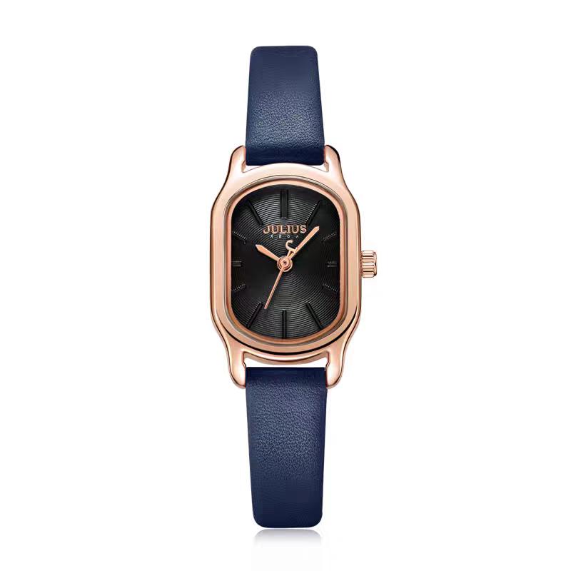 Authentic Julius 2026 Fashion Watch for Women, Korean Style, Compact Rectangular, Simple Student Quartz Women's Watch 1112