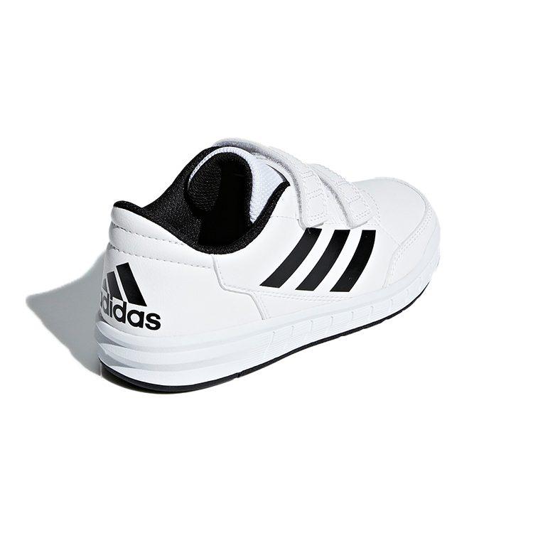 Adidas Altasport Breathable Low top Kids' Skateboarding Shoes White Black Children Aged 3 7 Years Old D96830