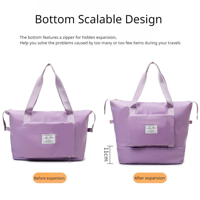 Folding Travel Bag for Men and Women Short Distance Portable Expansion Travel Luggage Bag Waiting for Parturition Storage Bag Fitness Yoga Bag