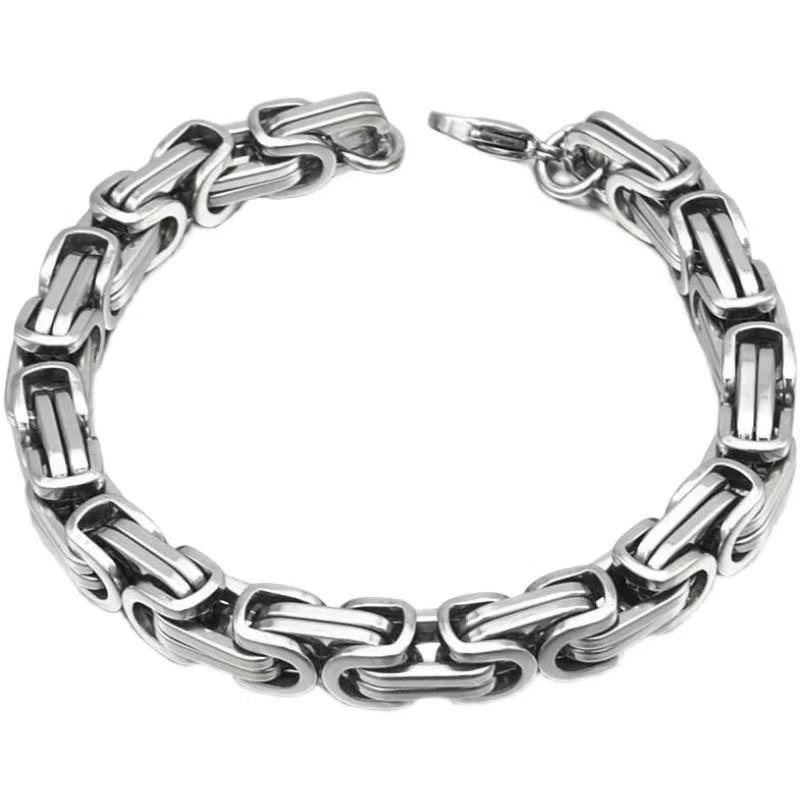 Men's Stainless Steel Cuban Chain Dominant Titanium Necklace