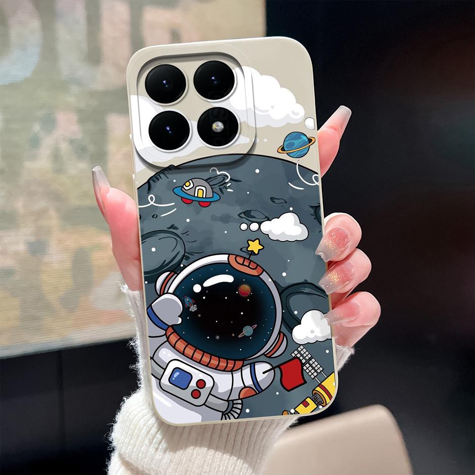 Phone Case For Xiaomi 15T Pro 5G Cute Dinosaur Pattern Shockproof Soft Silicone Protective Bumper Cover For Xiaomi15T Pro Fundas