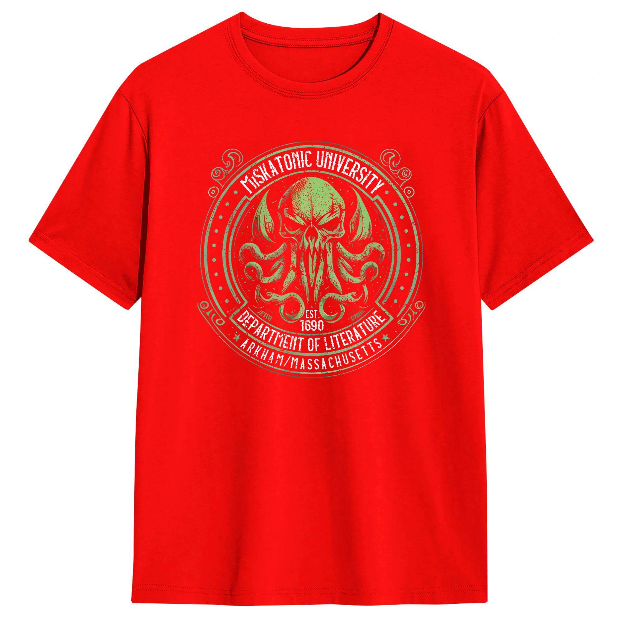 

Miskatonic University Logo TShirt Beach Hipster T Shirts 100 Cotton O Neck 4XL 5XL 6XL Clothing ShortSleeve Vintage Tops S
