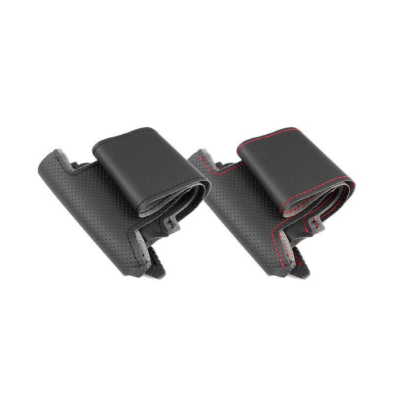 Hand-stitched Microfiber Leather Car Steering Wheel Cover Trim for Toyota Corolla 2003-2006 Caldina RAV4 Scion tC xA xB