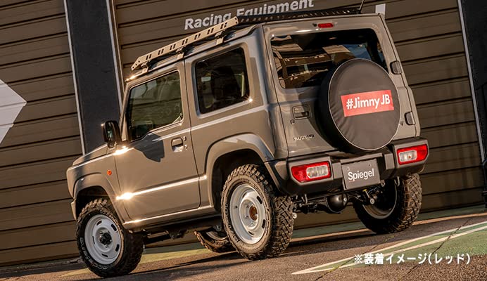 Spiegel Tire Cover for Suzuki Jimny JB23W JB64W Box Yellow Spare Tire Cover - Logo, -
