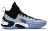 Li Ning YuShuai 17 Comfortable Cushioning Slip Resistant Mid top Basketball Shoes Men's Black Gray ABAT043-2