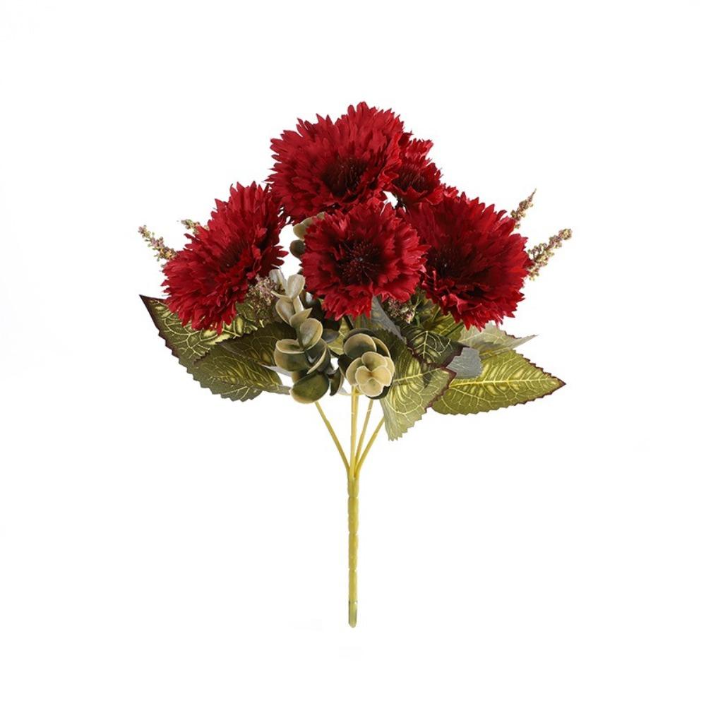 Silk Artificial Gerbera Bouquet 30cm Simulation Plant Decor Fake Sunflower Gerbera  Photo Props