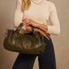 Women's Crossbody Large Capacity Simple Handbag Commuter Shoulder Boston Bag Stylish Versatile Work Bag Soft Polyester Interior