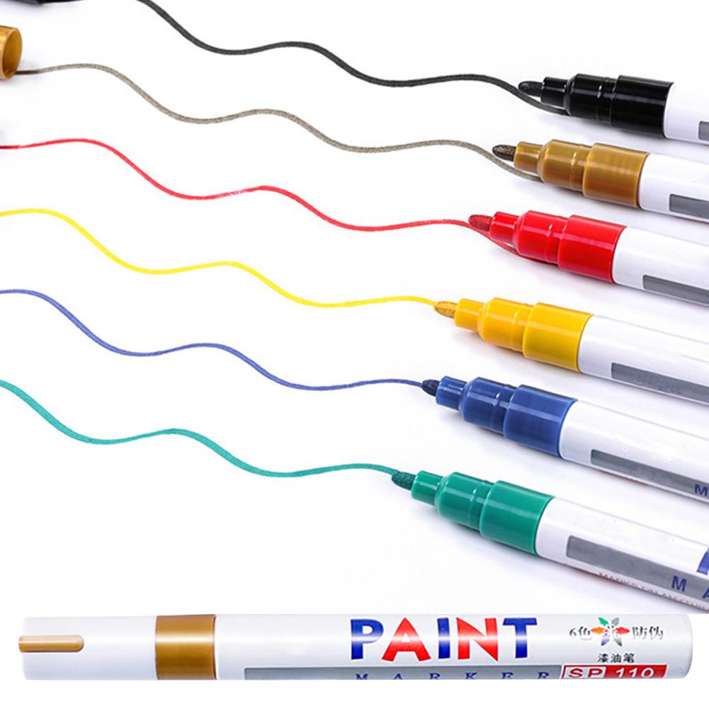 Alb, negru, roșu, marker pentru schiță, pixuri cu vopsea uleioase, rezistente la apă, pentru caligrafie, pictură, desen, bricolaj, graffiti, consumabile de artă