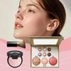 Makeup Tray Set Multifunctional Beauty Tools Kit with Stage Light for Portable Nude Makeup Touchup 