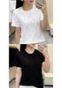 2026 Summer Knit Top for Middle-aged & Elderly Women - Loose, Short-sleeved T-shirt