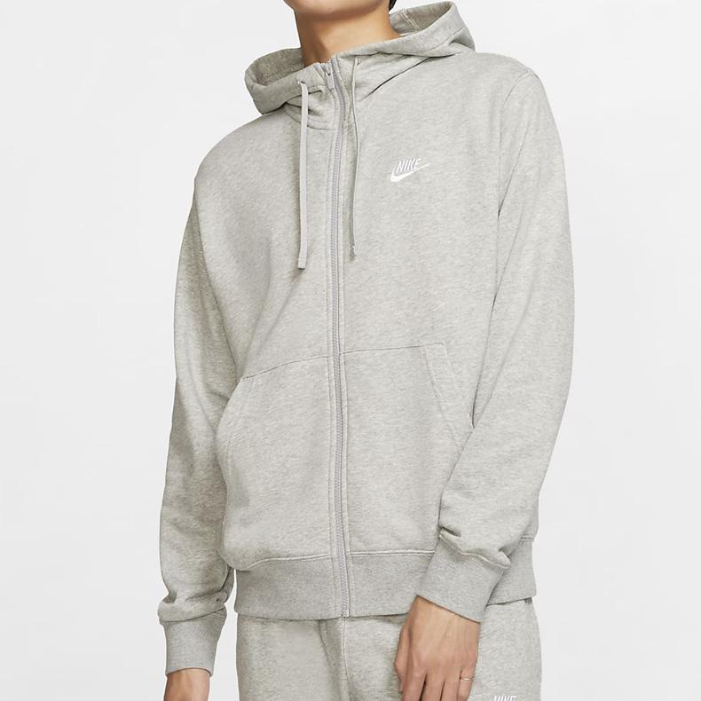 Nike Casual Sports Warm Hooded Jacket Men Outerwear Gray BV2648-063