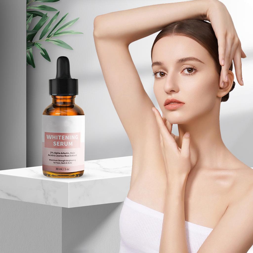 Daily Moisturizing Serum,Oil, Tone, Rosehip, Vegan, Supple Skin, Radiant, All Skin Types, Hydrates & Nourishes Whitening Water Light Translucent30ml