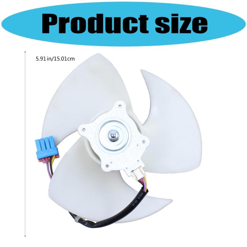 Tichá sestava ventilátoru chladničky pro výměnu EAU63103302 Precisions Cooling Component Motor kondenzátoru mrazáku Odolný