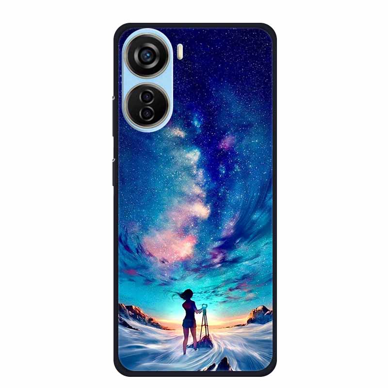 Handyhülle Für ZTE Axon 40 Lite Rückseite Hülle Schwarzes Silikon Weiche Hülle Für ZTE Blade V41 Vita V50 Design 5G LIBERO 5G IV Hülle