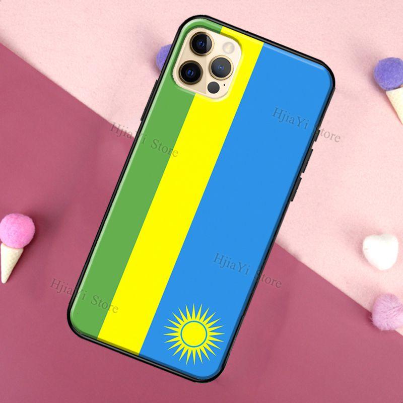 Rwanda Flaga Godło Etui Na iPhone 11 Pro Max 12 13 mini X XS XR 7 8 Plus SE 2020 Etui Na iPhone 13 Pro