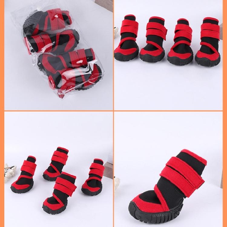 Waterproof Dog Socks Pet Winter Shoes Waterproof Dog Boots Pet Snow Boots
