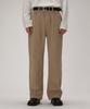 Dibellobeu Essential Mood Semi-Wide Cotton Pants_Beige
