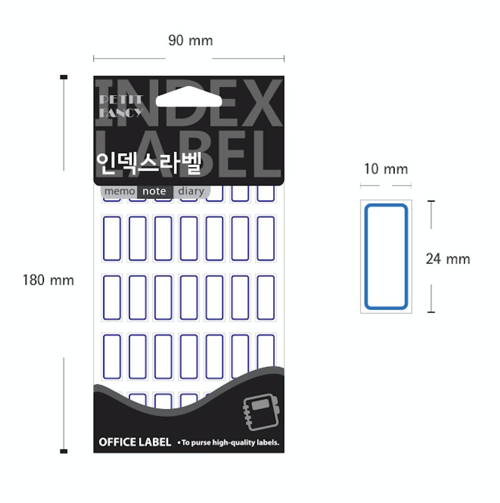 Petit Fancy Etikettenaufkleber (je 10 Stück) Indexetiketten / Kategorieetiketten / Büroetiketten / Anhängeraufkleber / Markierungswerkzeuge / Anhänger für Index - 48 Optionen