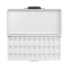 Multifunctional Watercolor Palette: 33/18 Grid Foldable Mixing Box with Flip-Top for Gouache Paints