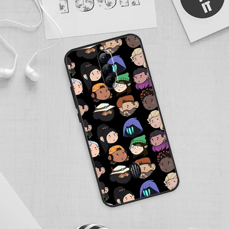 Cartoon Valorant Case For ZTE Nubia Red Magic 9 Pro Plus 8 8S Pro 6 7 6S 7S Pro 5G 5S 6R Phone Cover Shell