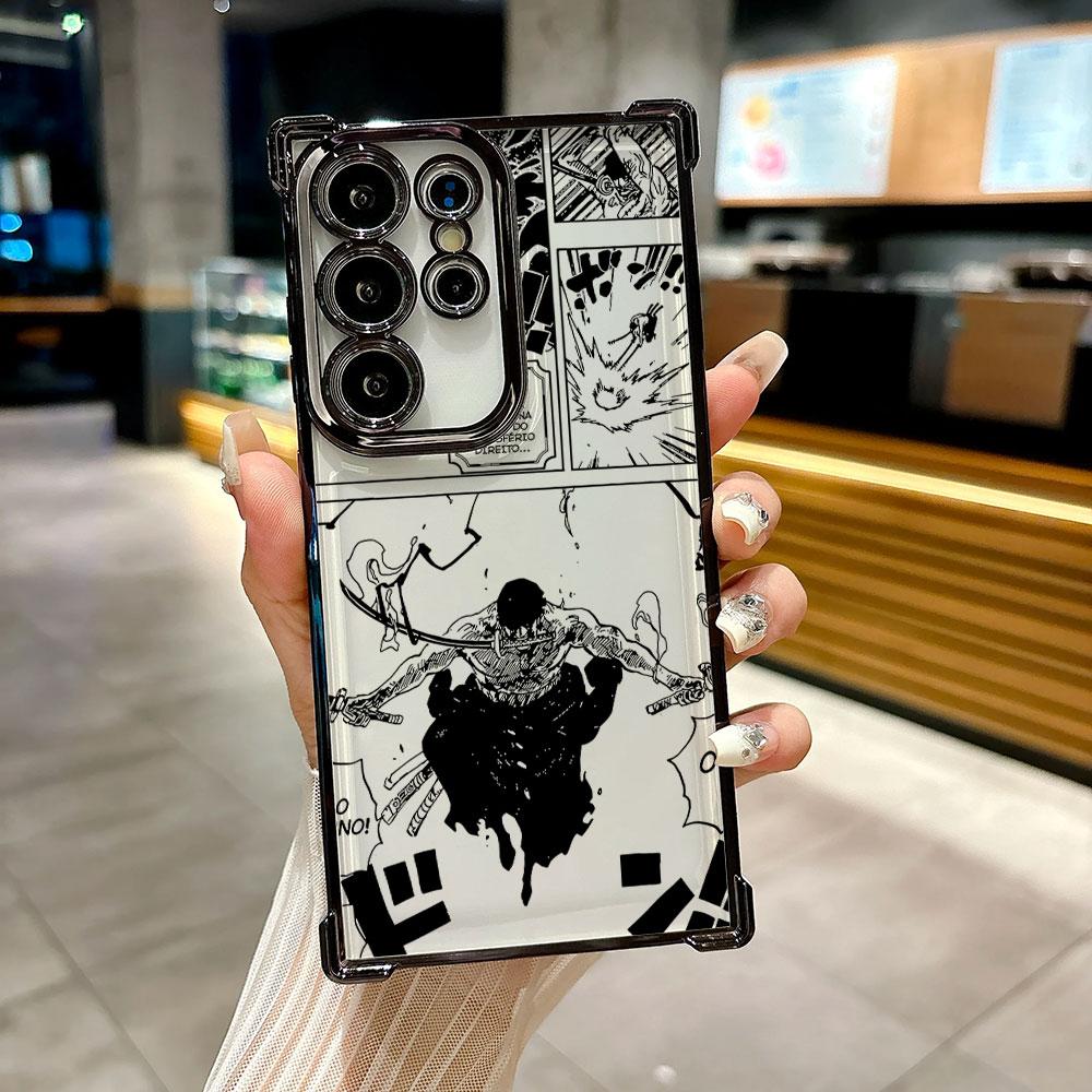 Roronoa Zoro One Pieces Manga Coque For Galaxy S26 Ultra Phone Case For Samsung S26 S25 S24 S23 S21 Ultra S20 FE S25 Plus Cover